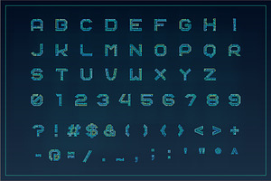 Circuitra Color Font