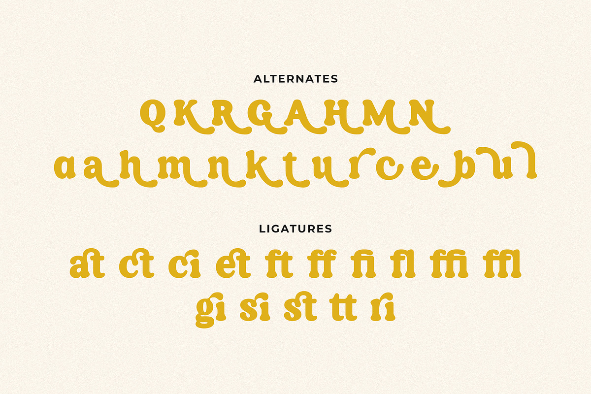 Krimside - Retro Groovy Serif, a Serif Font by Typia Nesia (Photo 11 of 13)