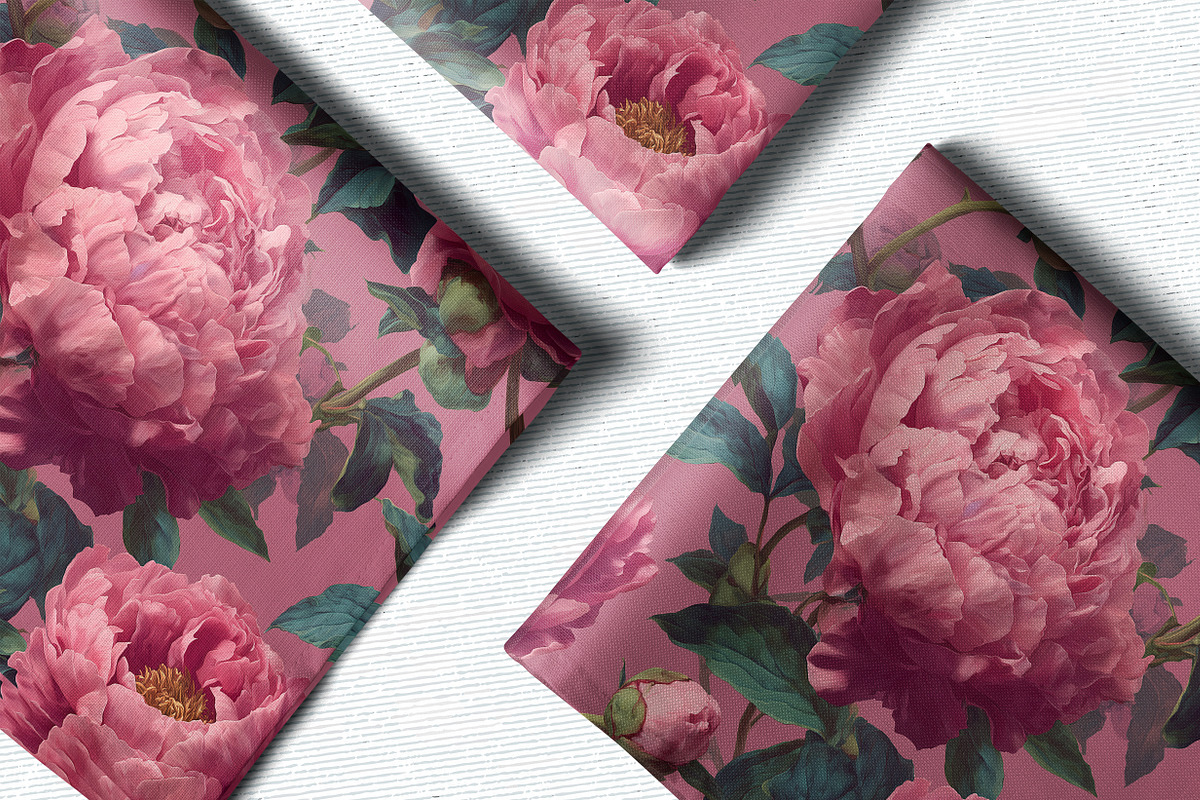 PEONY HERITAGE Seamless Pattern, a Pattern Graphic by AYAKA Studio Co. (Photo 4 of 8)