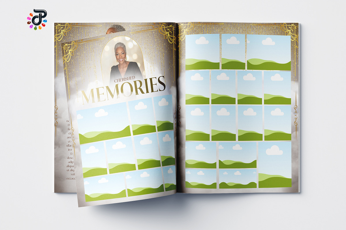Elegant Canva Obituary Template, a Brochure Template by Protech Design ENT (Photo 7 of 9)