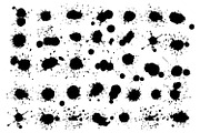 Big vector set of painted blots, a Texture Graphic by Valentain_Jevee (Thumbnail 3 of 31)