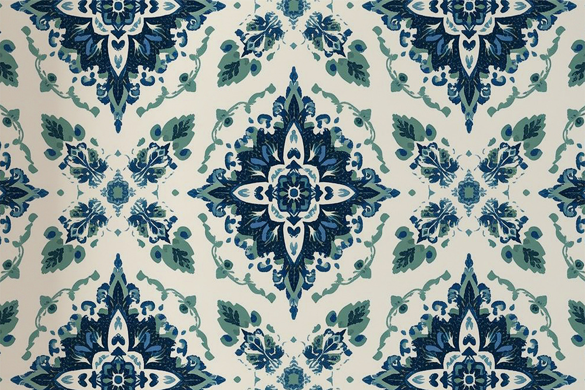 Jaipur Block Print Seamless Pattern, a Pattern Graphic by elfy creative (Photo 2 of 4)
