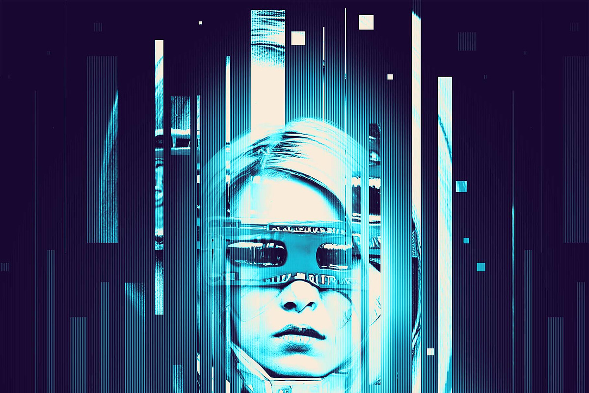 Glitch Duotone Effect Photoshop, an Action Add-On by MRI STUDIO (Photo 5 of 15)