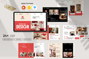 Interior Design Presentation, a Presentation Template by Slide-Agency