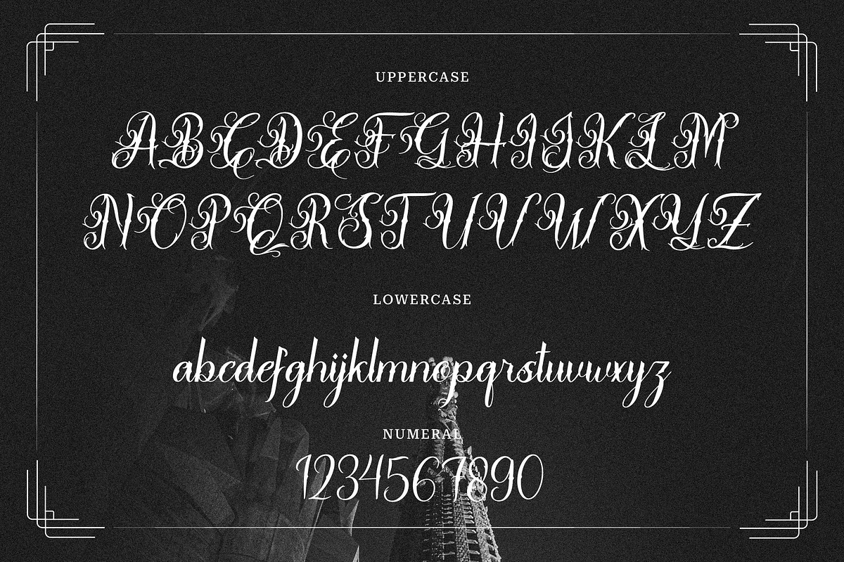 Ettolny Fullkit | Tattoo Script Font, a Script Font by Denustudios (Photo 11 of 13)