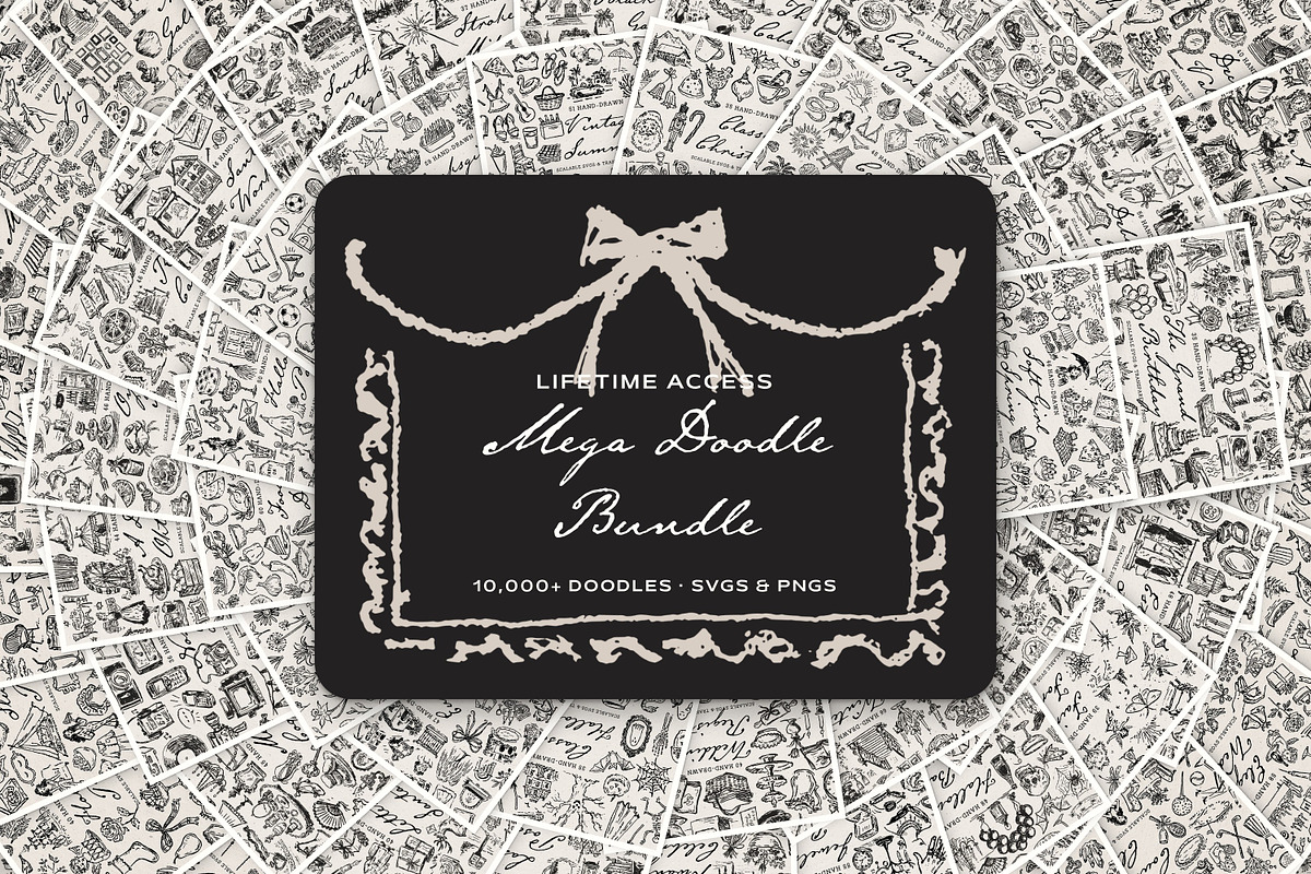Hand Drawn Whimsical Doodle Bundle, an Object Illustration by The October Creative (Photo 11 of 11)