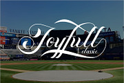 Athletic Sleek Round Sporty Baseball, a Script Font by WhymoreArt (Thumbnail 5 of 10)