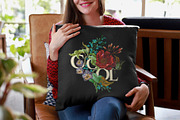 Cool slogan and flowers, an Illustration by Matrioshka (Thumbnail 4 of 5)
