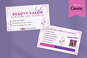 Beauty Salon Business Card Template, a Business Card Template by Elegant_Studio44 (Thumbnail 1 of 4)