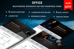 OFFICE - One Page WordPress Theme