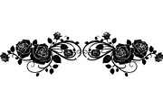 Floral Heart Circle WreathBlack Set, a Seasonal Illustration by Designer_Momina (Thumbnail 4 of 18)