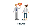 Harassment 3D Icons Set Bundle, an Object Graphic by Aimagenarium@gmail.com (Thumbnail 15 of 21)