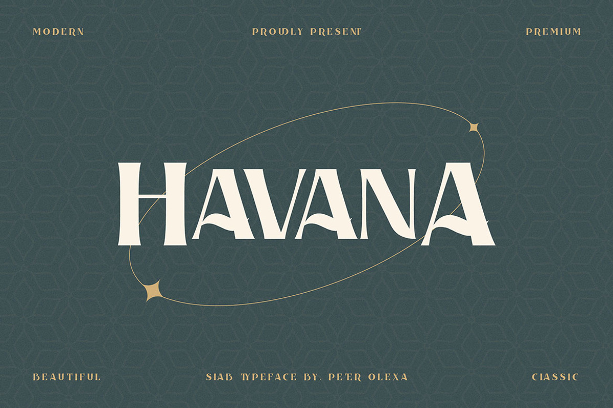Havana Bold Serif, a Serif Font by JumboDesign (Photo 1 of 7)