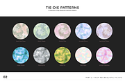 TYD - Tie Dye Background Patterns, a Pattern Graphic by Delightful Design (Thumbnail 11 of 12)