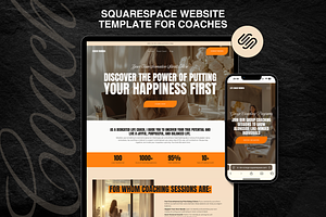 Coach Squarespace Website Template