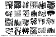 24 svg doodle countriside and forest, a Background Graphic by SketchArtStudio (Thumbnail 1 of 4)