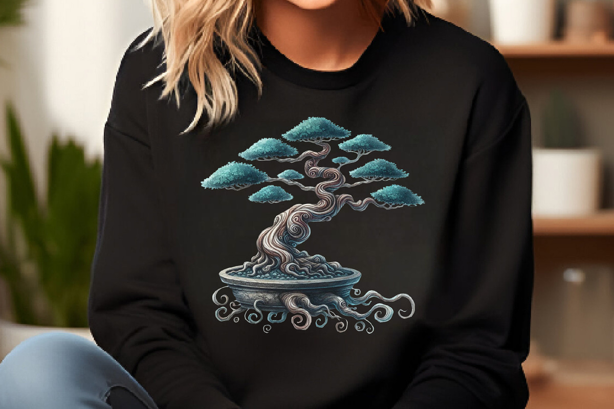 Green Watercolor Tree With Roots Cli, an Illustration by DreamCafeArt (Photo 5 of 7)