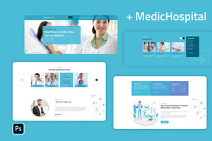 Medical Hospital Template Design