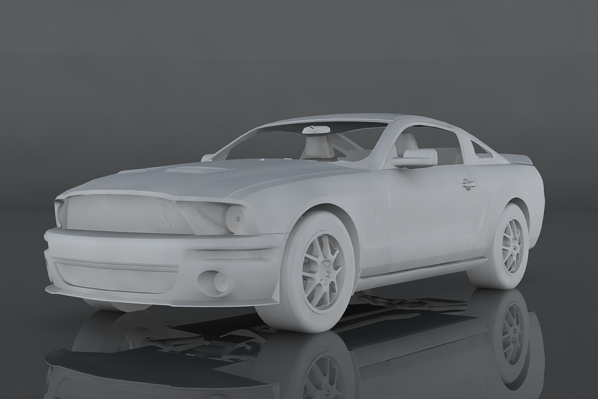Ford Shelby GT500, a Cars & Vehicle 3D Model by valtriiu (Photo 12 of 12)