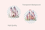 Fantasy Castle PNG Clipart, a Decorative Illustration by jvxvxnism (Thumbnail 4 of 6)
