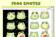 Twitch Discord Frog Emotes PNG, an Object Graphic by ArtPrintBabe (Thumbnail 2 of 5)