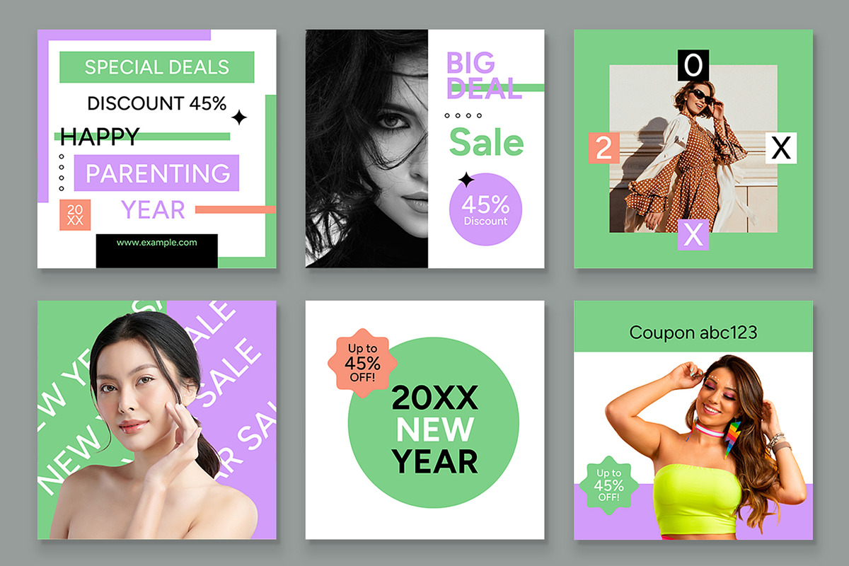 Social Media Post Template, a Social Media Template by CreativeShaper (Photo 2 of 3)