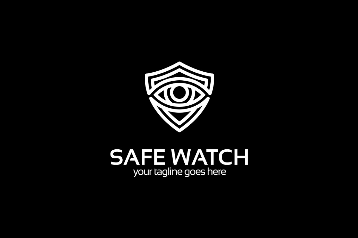 Safe Watcher Logo, a Branding & Logo Template by CAIRON CREATIVESTUDIO
