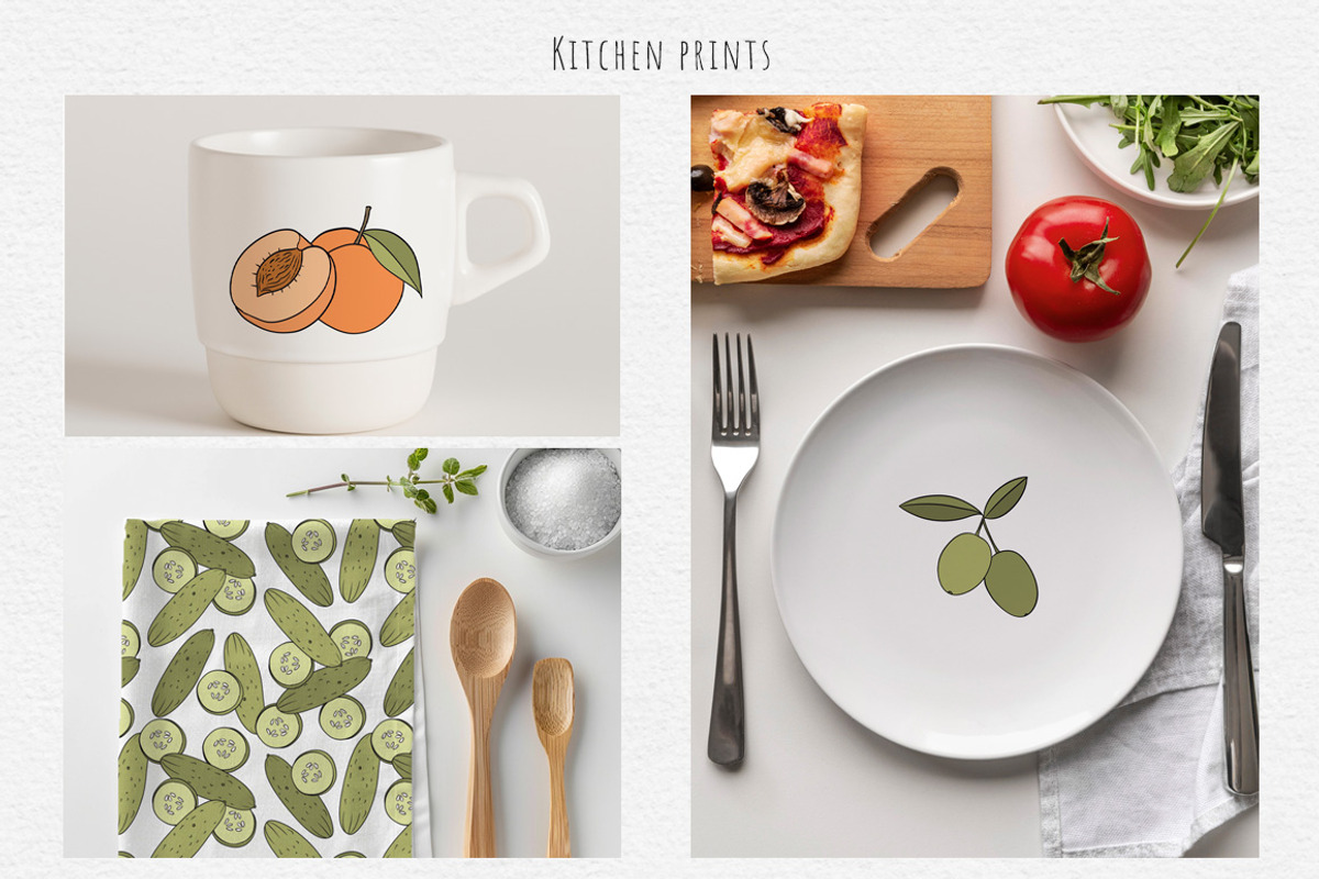 Fruit & Vegetable Procreate Stamps, a Brush Add-On by Mari_Caliart (Photo 7 of 10)