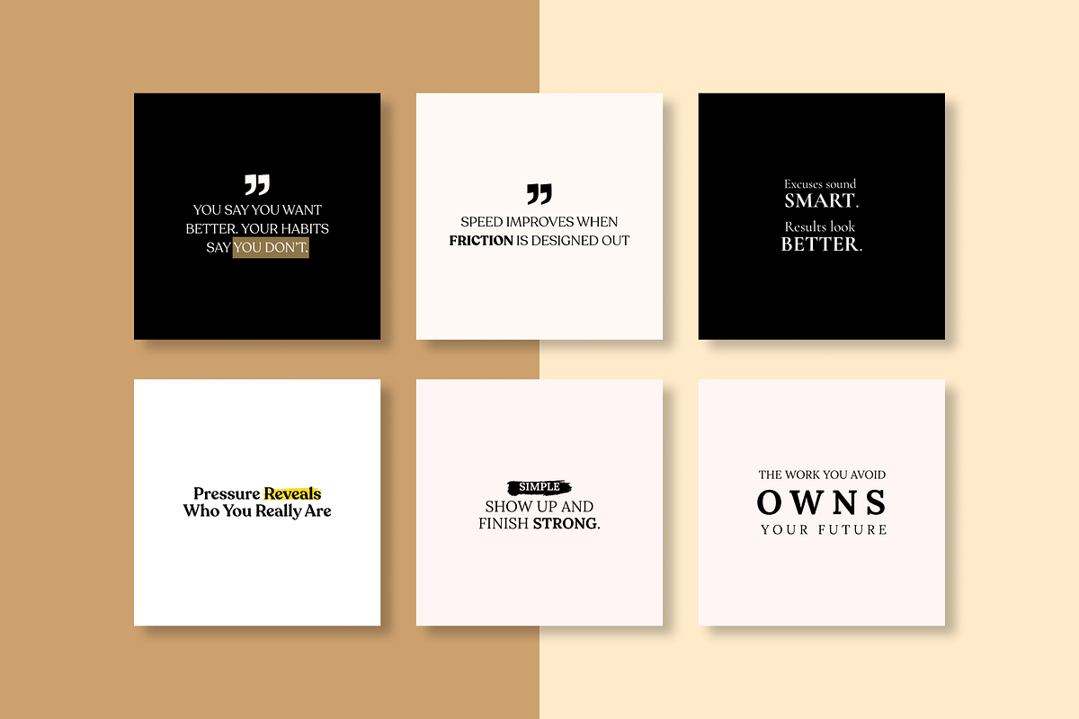 50 INSPIRING INSTAGRAM TEMPLATE, a Social Media Template by RB Boutique (Photo 9 of 9)