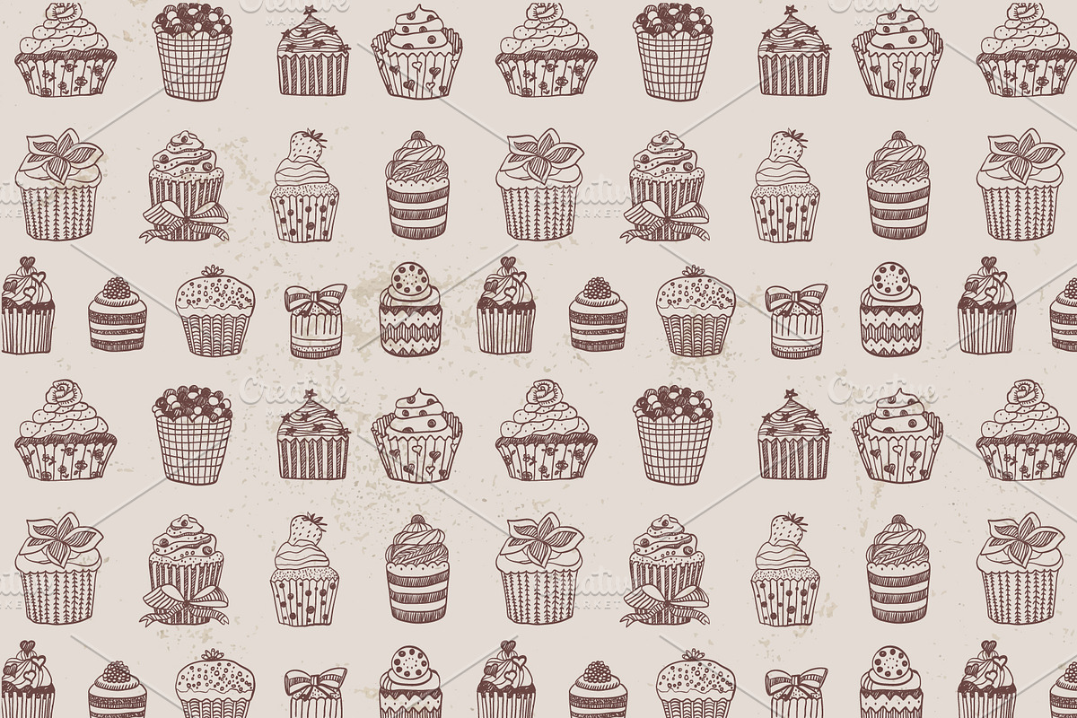 Kraft pattern set, a Pattern Graphic by GooseFrol