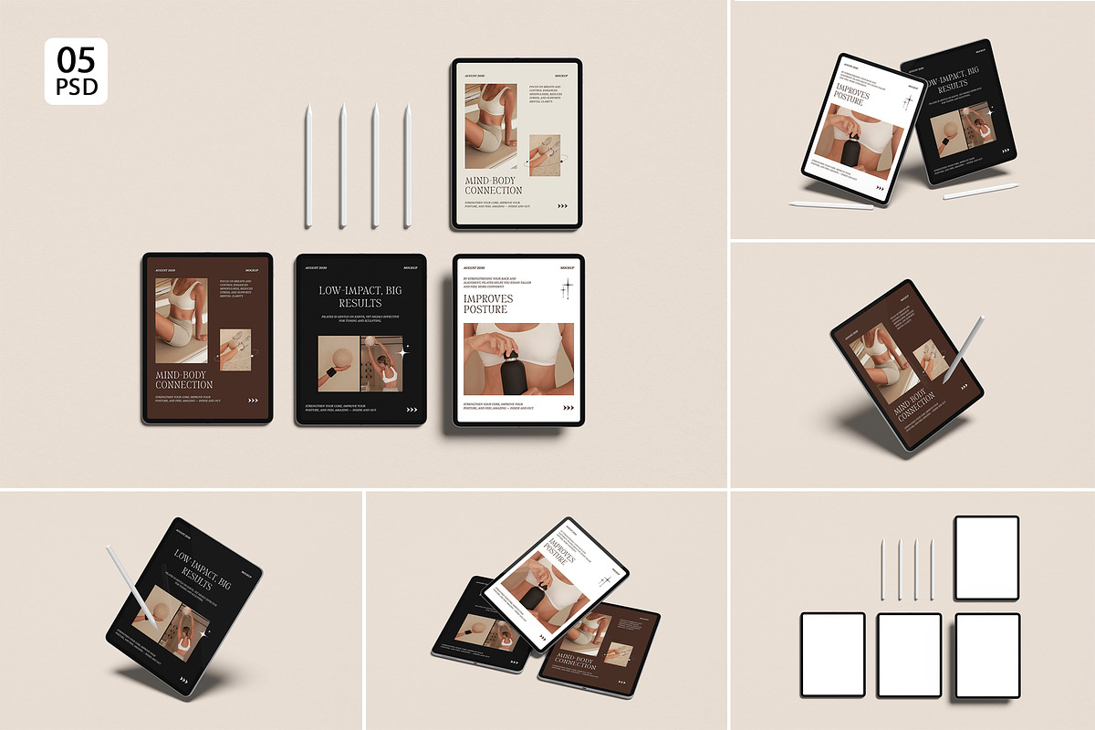 Realistic iPad Pro Mockup, an iPad Mockup by Graphic Deal (Photo 1 of 7)