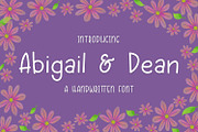 Abigail & Dean, a Script Font by Kristy Hatswell (Thumbnail 1 of 7)