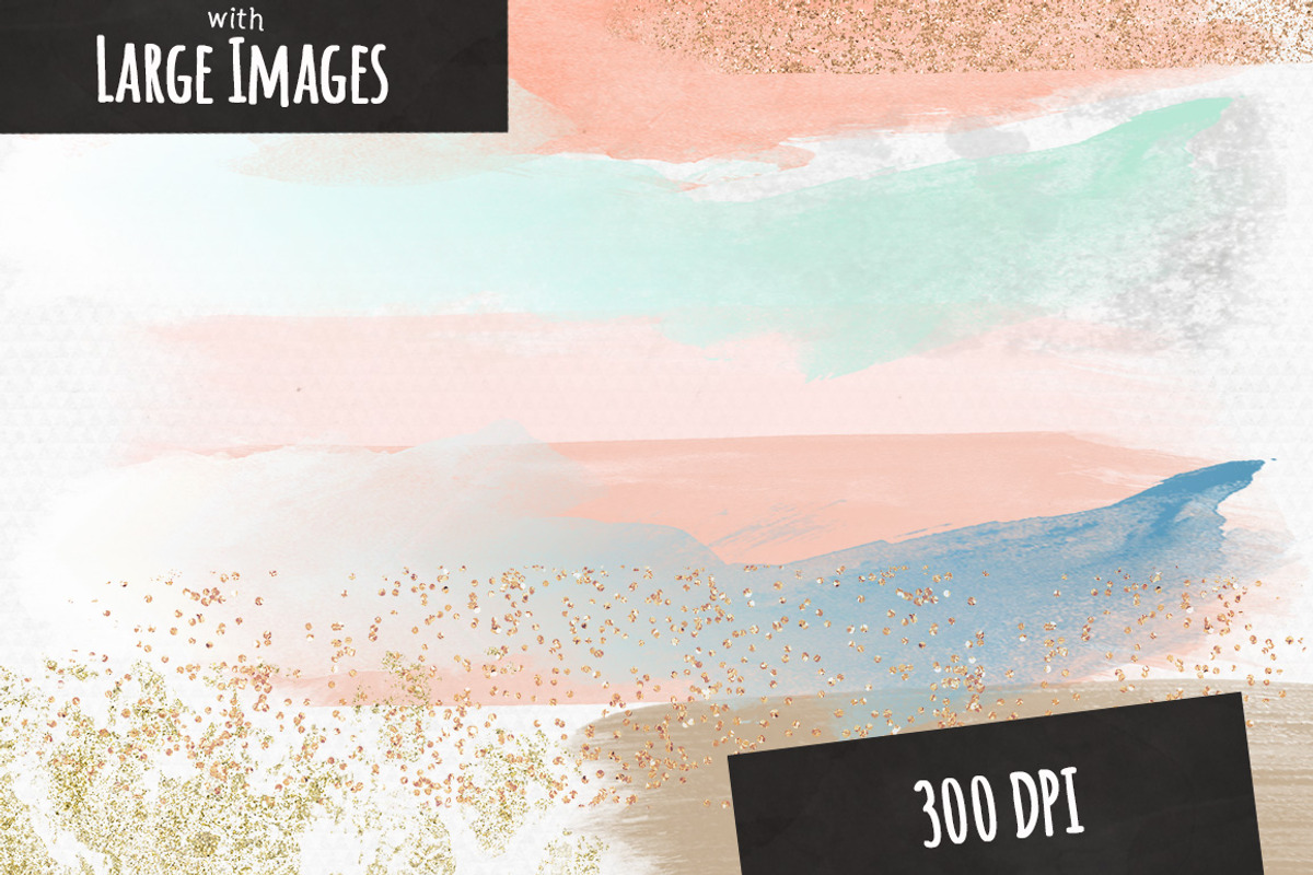 Watercolor Brush Stroke Layering Set, a Texture Graphic by ClipartBrat Graphics (Photo 6 of 6)