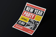 New Year Party Flyer, a Flyer Template by Neermana (Thumbnail 2 of 4)