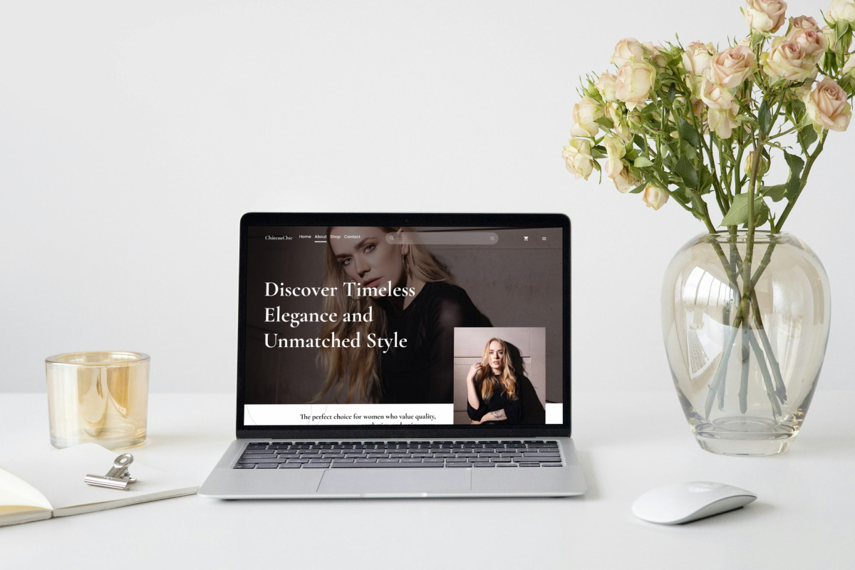 ChateauChic - Fashion Landing Page, a Landing Page Template by productype1 (Photo 5 of 5)