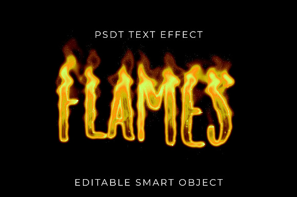 Flames Burning Text Effect preview 2