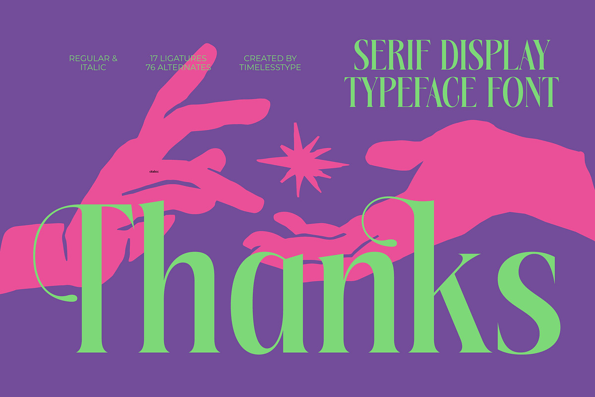 Kushers Modern Serif Display Font, a Serif Font by timelesstype.co (Photo 20 of 20)