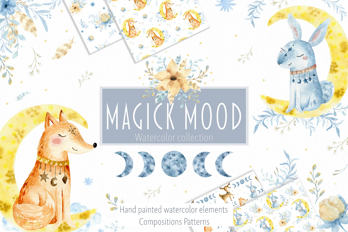 Magical Forest Animals!, a Graphic by Irene_Boiko_ART (Photo 1 of 8)
