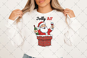 Jolly AF Santa Claus, an Illustration by Craft Nest (Thumbnail 6 of 6)