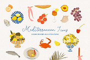 Mediterranean Summer aesthetic, an Object Graphic by lokko studio (Thumbnail 3 of 9)