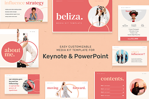 Beliza Media Kit Template