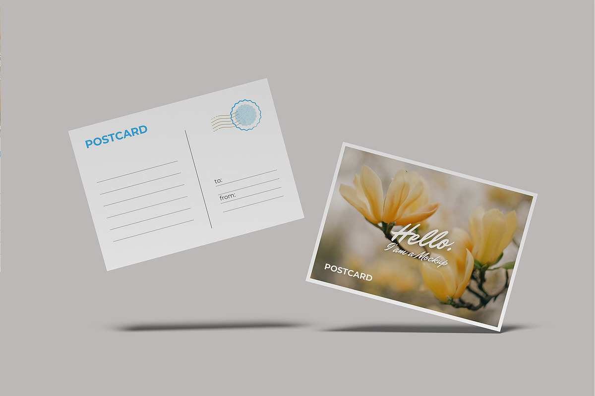 Postcard Mockup, an Advertising Mockup by lamorastudio (Photo 4 of 10)