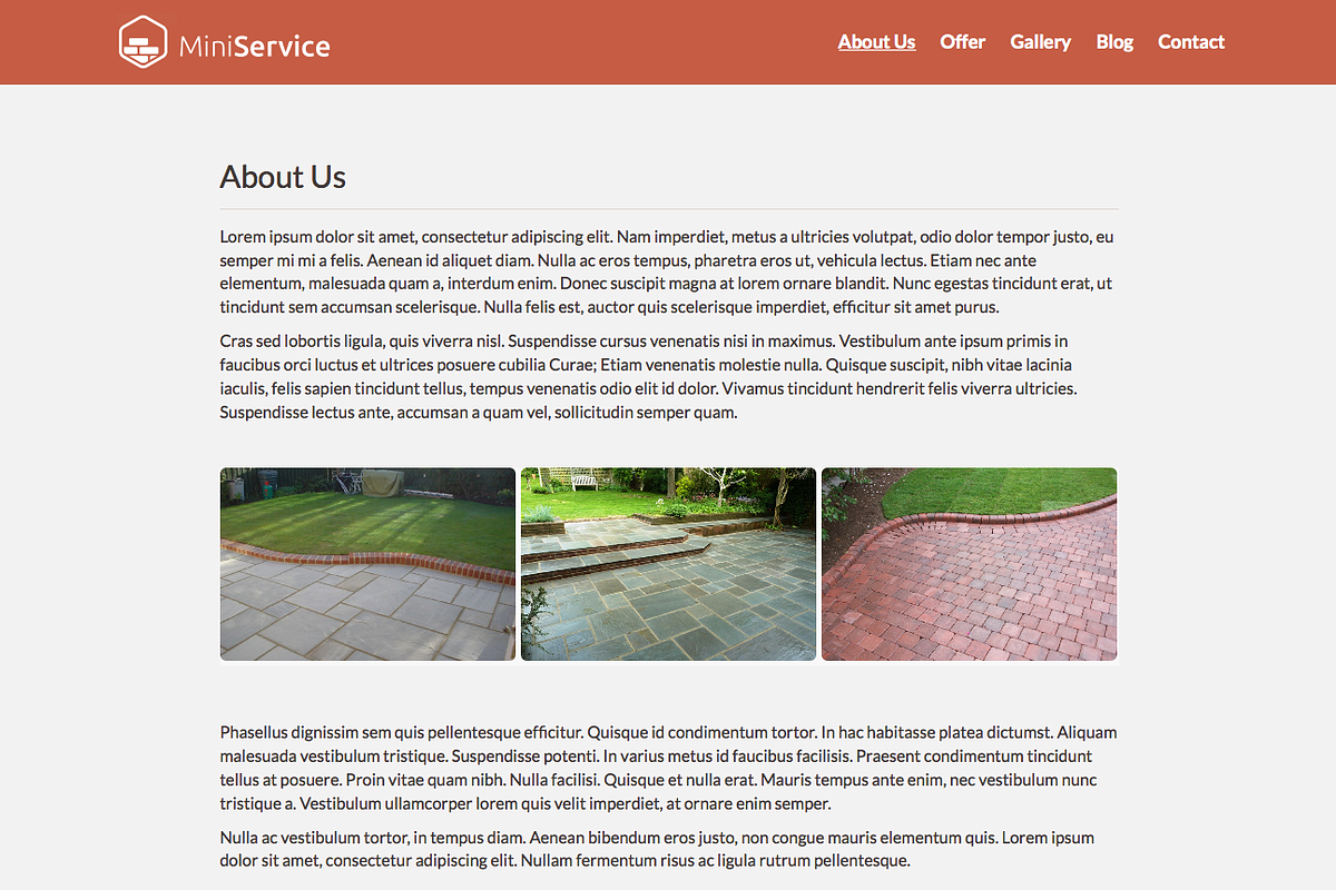 MiniService, a WordPress Template by bozekmichal (Photo 2 of 5)