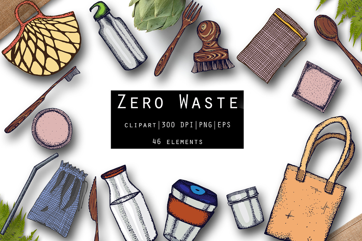 Zero Waste Collection, an Illustration by Hand drawn Boutique (Photo 1 of 7)
