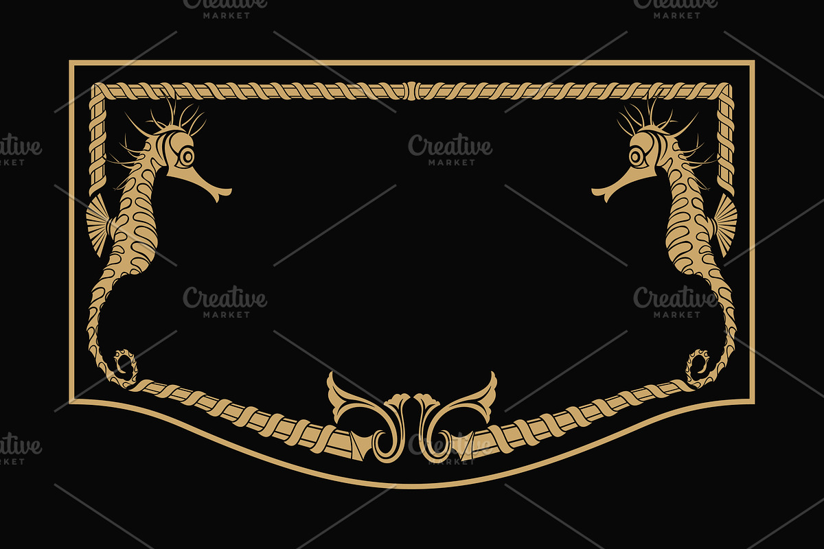 Ornamental Vector Frames & Borders, a Pattern Graphic by Newage Designs by Bora (Photo 5 of 8)
