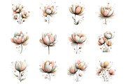 Whimsical spring tulip flower png, an Illustration by SinaCreation (Thumbnail 2 of 11)