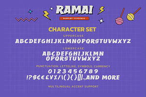 RAMAI - Display Typeface