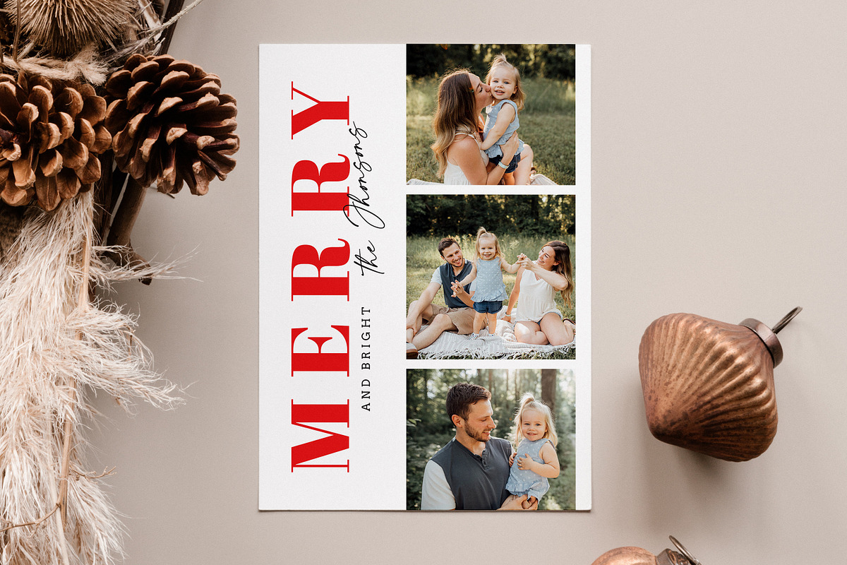 Christmas Card Template CD196, a Card Template by Salsal Design (Photo 2 of 4)