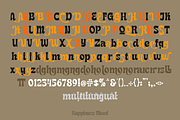 Happiness Mood - Retro Fonts, a Font by madeDeduk (Thumbnail 4 of 9)