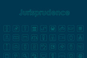 72 Jurisprudence simple icons, an Outline Icon by Palau (Thumbnail 2 of 2)